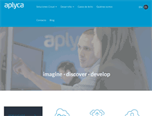 Tablet Screenshot of aplyca.com